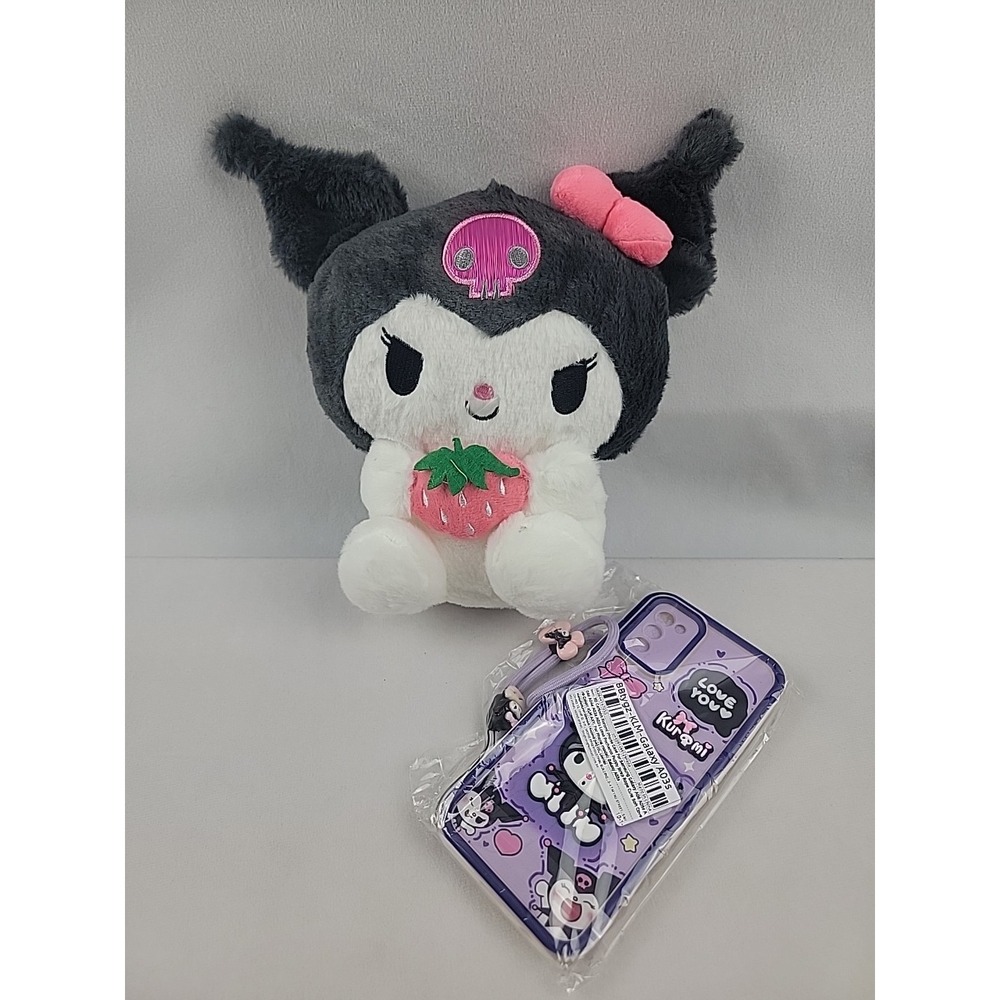 Sanrio Kuromi Plush And phone Case For Galaxy A03s